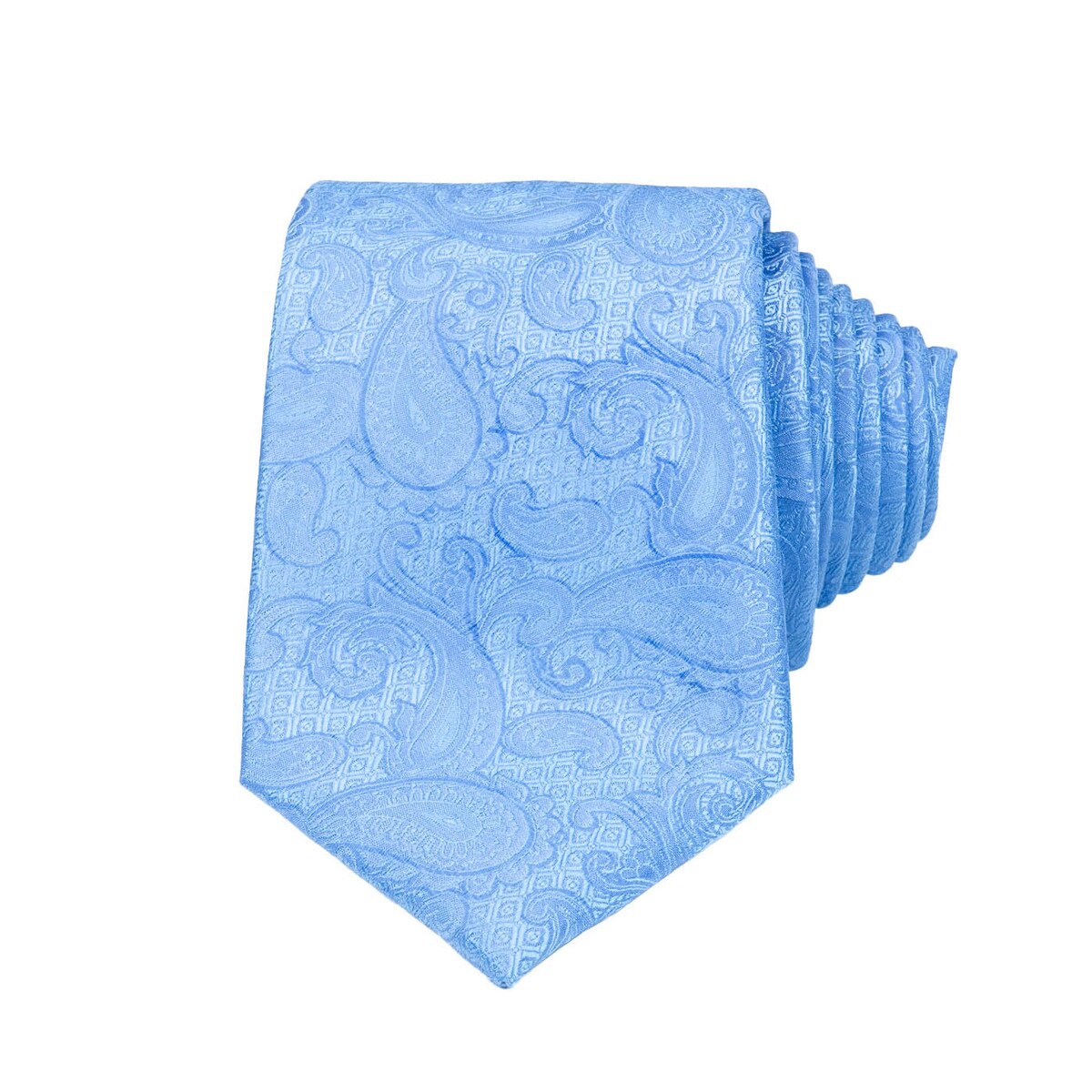 Silk Tie Set With Pocket Square